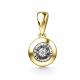 Подвеска из лимонного золота GRIGORIEV Г03-13-51219-11-00 с бриллиантом