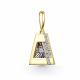 Подвеска из лимонного золота GRIGORIEV Г03-13-51323-31-00 с бриллиантом