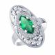 Серебряное кольцо Atoll ЗС10504ас2-925 с фианитом