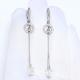 Серебряные серьги Atoll ЗС23С129373-34 с цирконием