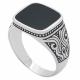 Серебряное кольцо Atoll ЗСRA8050 с эмалью