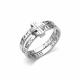 Серебряное кольцо-крест Дар К-2467р