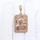Золотая подвеска-иконка Казанская Божья Матерь ЮЗ Корона К1-П-51002