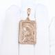 Золотая подвеска-иконка Владимирская Божья Матерь ЮЗ Корона К1-П-51003