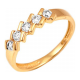 Золотое кольцо Красносельский ювелир К2690 с фианитом