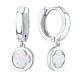 Серебряные серьги ЮЗ Корона КС-С5069v563 с перламутром