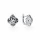 Серебряные серьги ЮЗ Корона КС-С6207-1