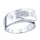 Серебряное кольцо ЮЗ Корона КС-к4734 с фианитом