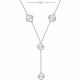 Серебряное колье ЮЗ Корона КС-ко6045-3