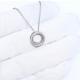 Серебряное колье ЮЗ Корона КС-ко6704ра с фианитом