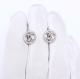 Серебряные серьги ЮЗ Корона КС-с4643 с фианитом