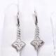Серебряные серьги ЮЗ Корона КС-с5776 с фианитом