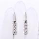 Серебряные серьги ЮЗ Корона КС-с6024 с фианитом