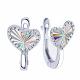 Серебряные серьги ЮЗ Корона КС-с6696 с фианитом