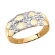 Золотое кольцо с алмазной гранью Красносельский ювелир РАК690-4034