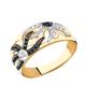 Золотое кольцо Красносельский ювелир РК2838 с фианитом