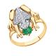 Золотое кольцо Красносельский ювелир РК2938-з с фианитом