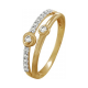 Золотое кольцо Красносельский ювелир РК3810 с фианитом