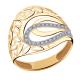 Золотое кольцо Красносельский ювелир РКд3576 с фианитом