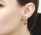 Золотые серьги Золотая Орхидея С-001к523