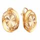 Золотые серьги Karatov Т10062Е183