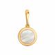 Золотая подвеска Karatov Т103035999 с перламутром