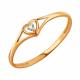 Золотое кольцо Karatov Т14101И181 с бриллиантом