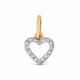 Золотая подвеска Karatov Т141033366 с бриллиантом