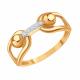 Золотое кольцо Karatov Т14201Б496 с фианитом