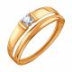 Золотое кольцо Karatov Т14201И120 с фианитом