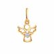 Золотая подвеска Karatov Т242035874 с фианитом