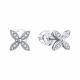 Серьги из белого золота Karatov Т30102Г631 с бриллиантом