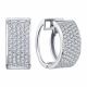 Серьги из белого золота Karatov Т30102Г915 с бриллиантом