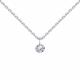 Колье из белого золота Karatov Т301112081 с бриллиантом
