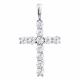 Подвеска из белого золота Karatov Т302036320-К с фианитом