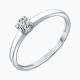 Кольцо из белого золота Karatov Т30561Д967 с бриллиантом