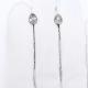 Серьги из белого золота Karatov Т30562Е702 с бриллиантом