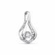 Подвеска из белого золота Karatov Т305634970 с бриллиантом
