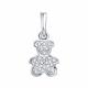 Подвеска из белого золота Karatov Т307036274 с фианитом
