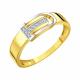 Кольцо из лимонного золота Karatov Т94201И034 с фианитом