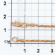Золотая цепь плетение Снейк (Тонда) Красносельский ювелир ТОК-045-Ц