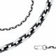 Цепь плетение Якорное из черненого серебра Высоковы 585 ЯГВ140-Ч