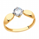 Золотое кольцо Александра кл1778-62ск с Swarovski