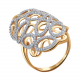 Золотое кольцо Александра кл2035ск с фианитом