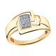 Золотое кольцо Александра кл2184ск с фианитом
