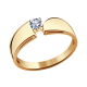 Золотое кольцо Александра кл2218-62ск с Swarovski