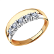 Золотое кольцо Александра кл2282-62сбк с Swarovski