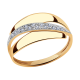 Золотое кольцо Александра кл2304ск с фианитом