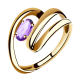 Золотое кольцо Александра кл2312-3ск с аметистом
