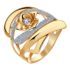 Золотое кольцо Александра кл2323ск с фианитом